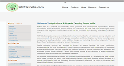Desktop Screenshot of aofgindia.com