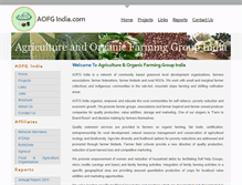 Tablet Screenshot of aofgindia.com